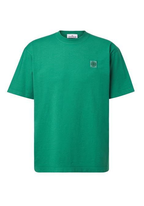2100027 t-shirt man malachite STONE ISLAND | L1S15 2100027 S0013V005H